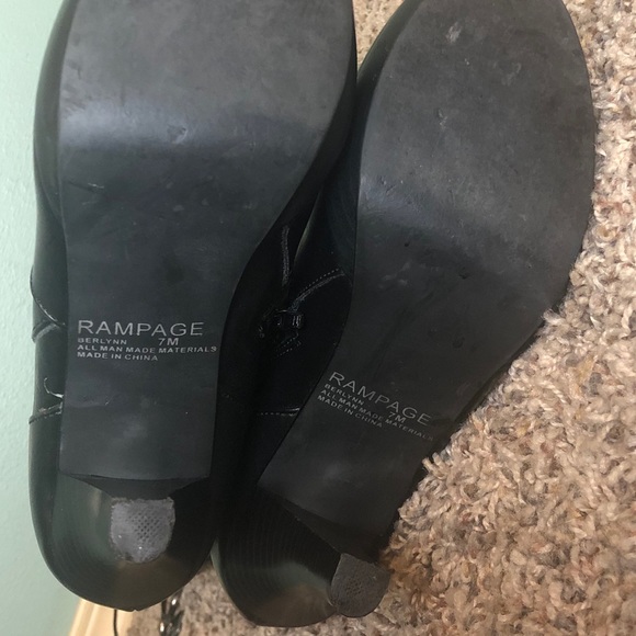 Rampage Black Knee High Boots - Picture 3 of 8